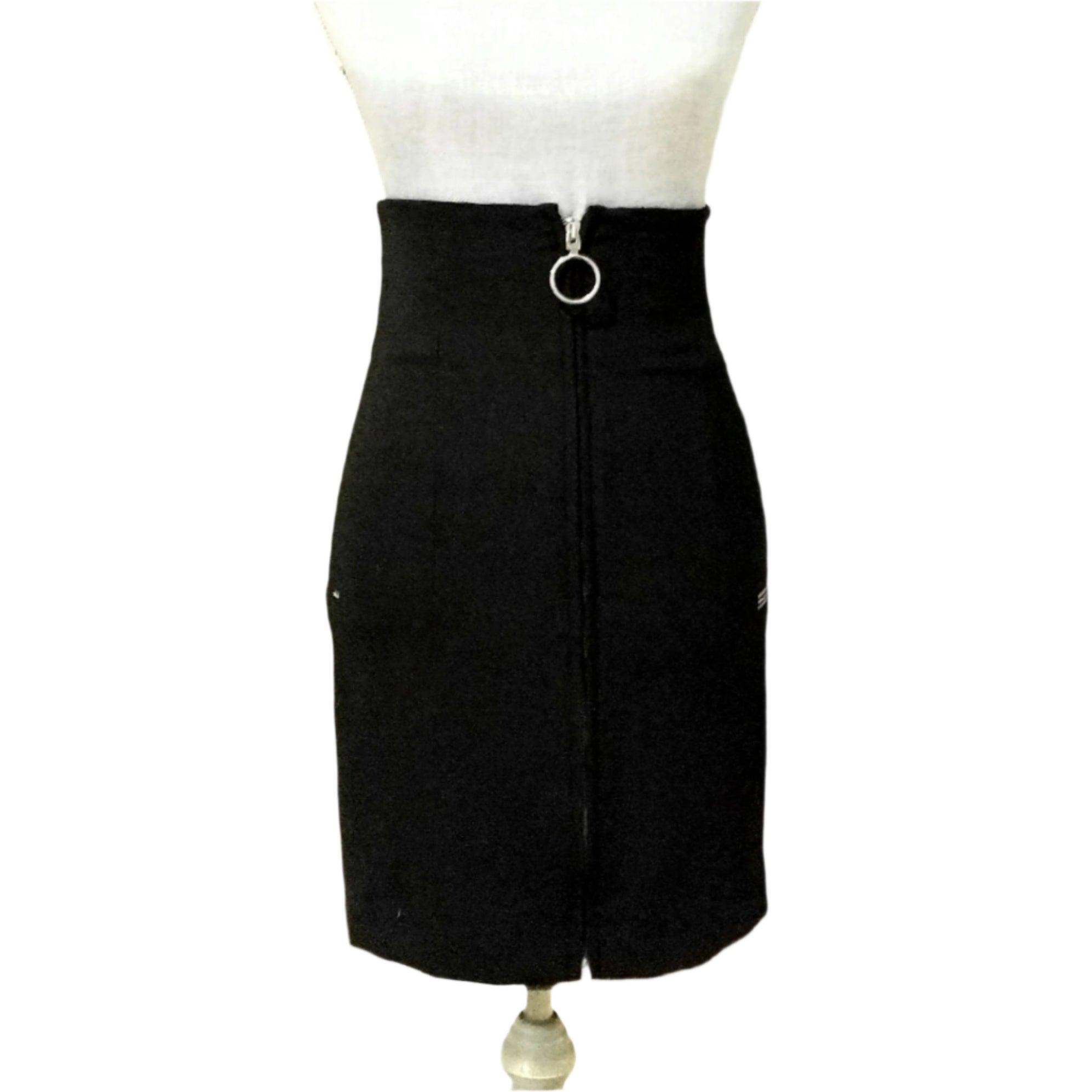 OFF-WHITE black pencil skirt, fully lined, size 38, new with tags, Virgil Abloh design