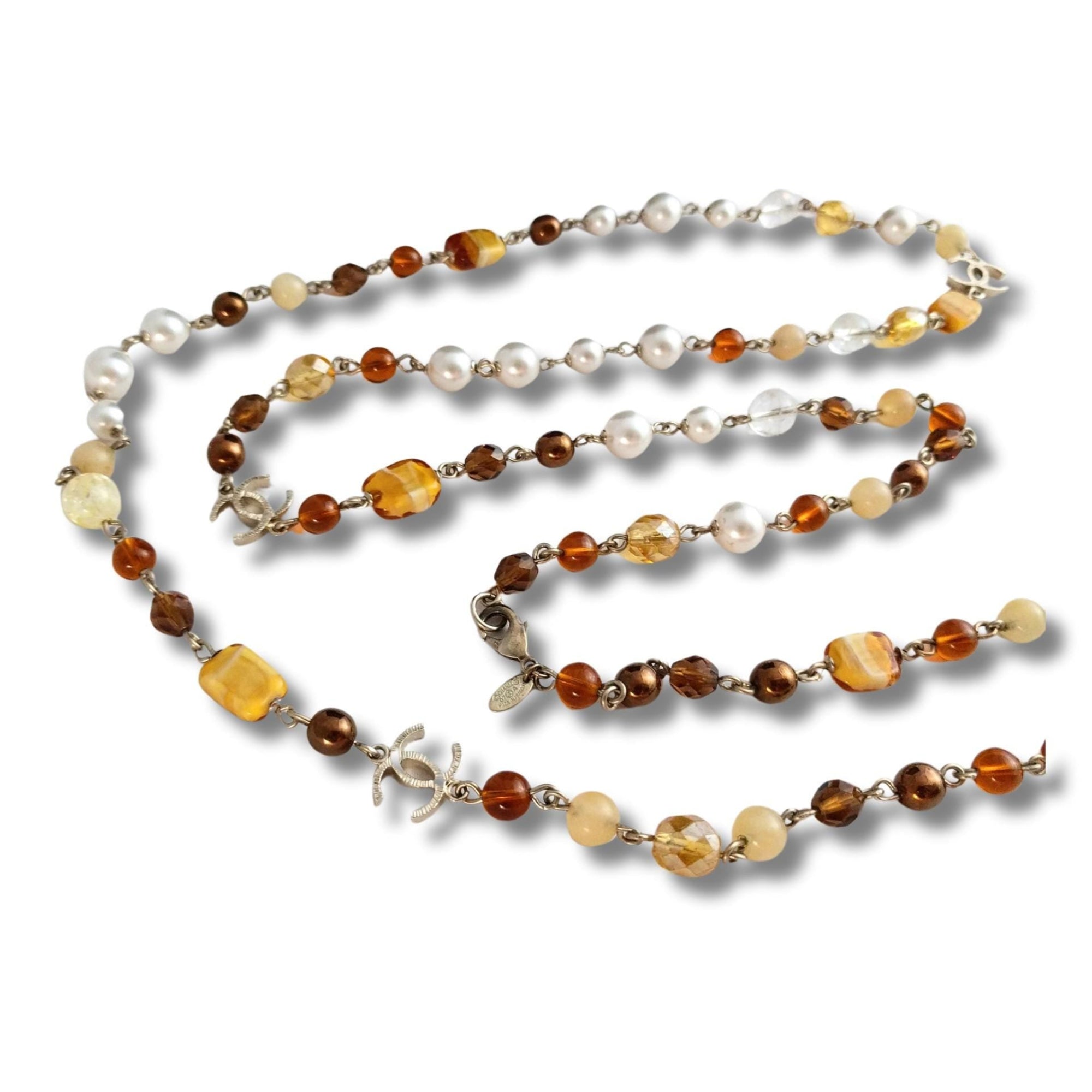 Chanel Necklace - RARE Chanel Faux Pearl - Signed Vintage Jewelry - Excellent Condition Statement Piece