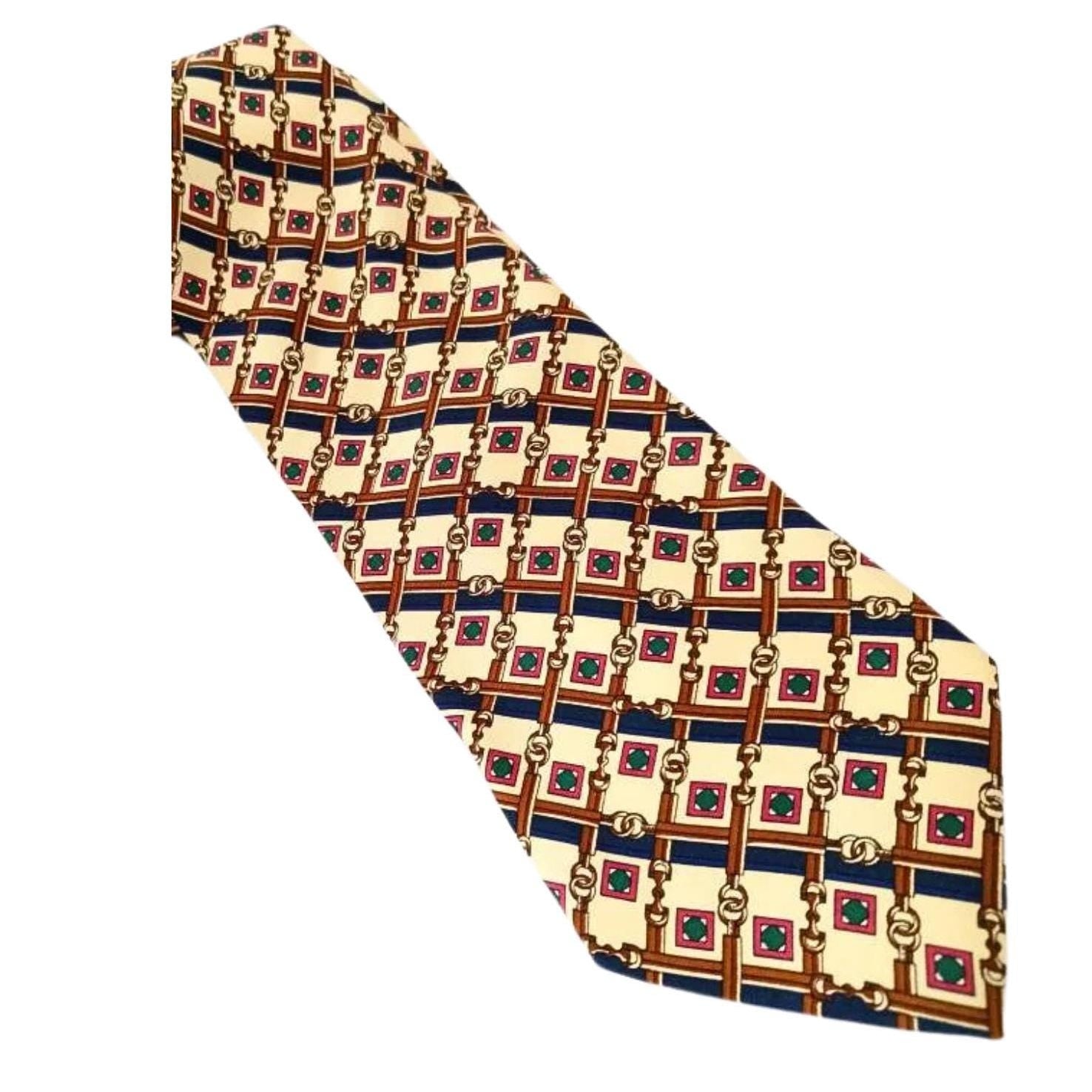 Tie Silk Longchamp tie made in Silk necktie