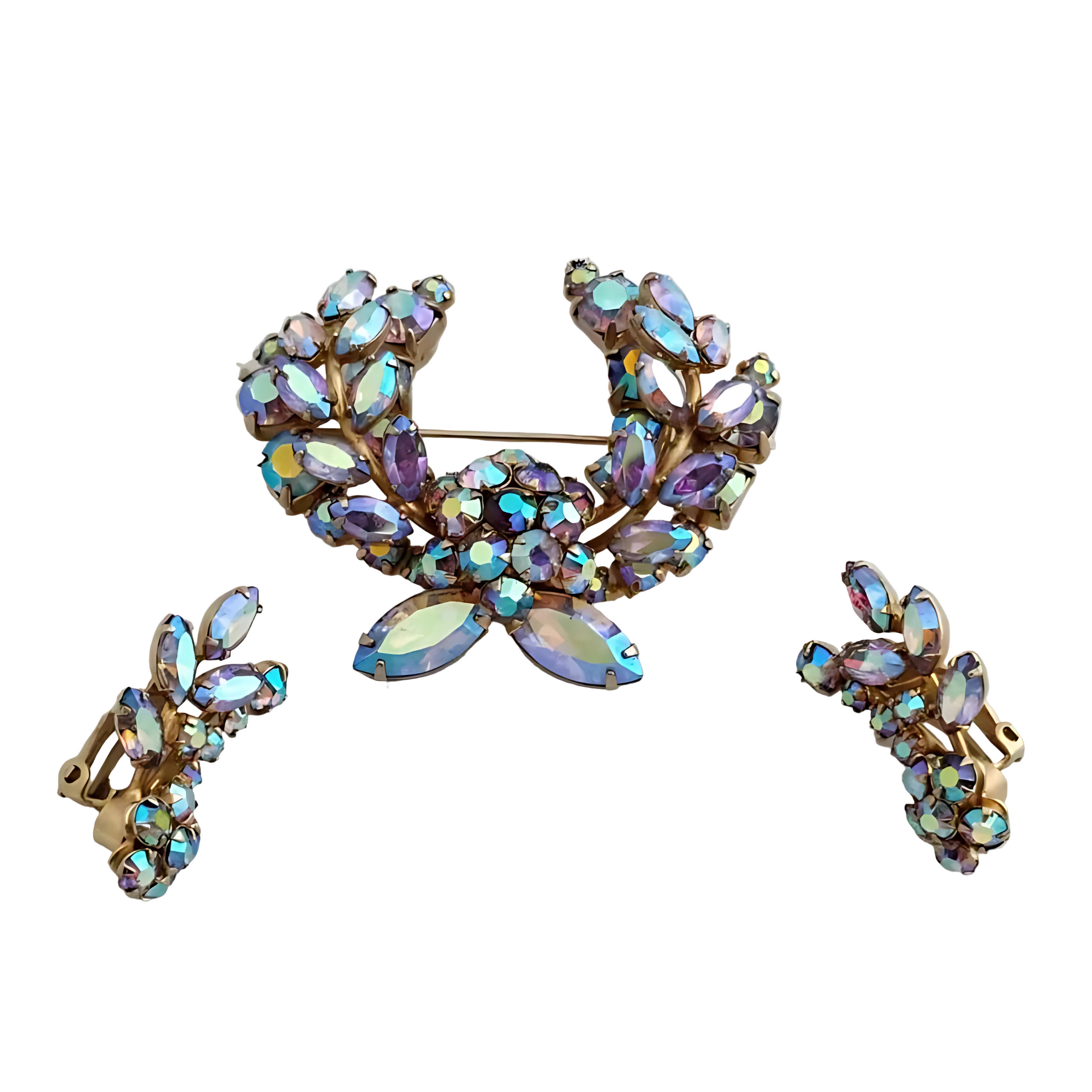 SHERMAN Brooch & Earring Set