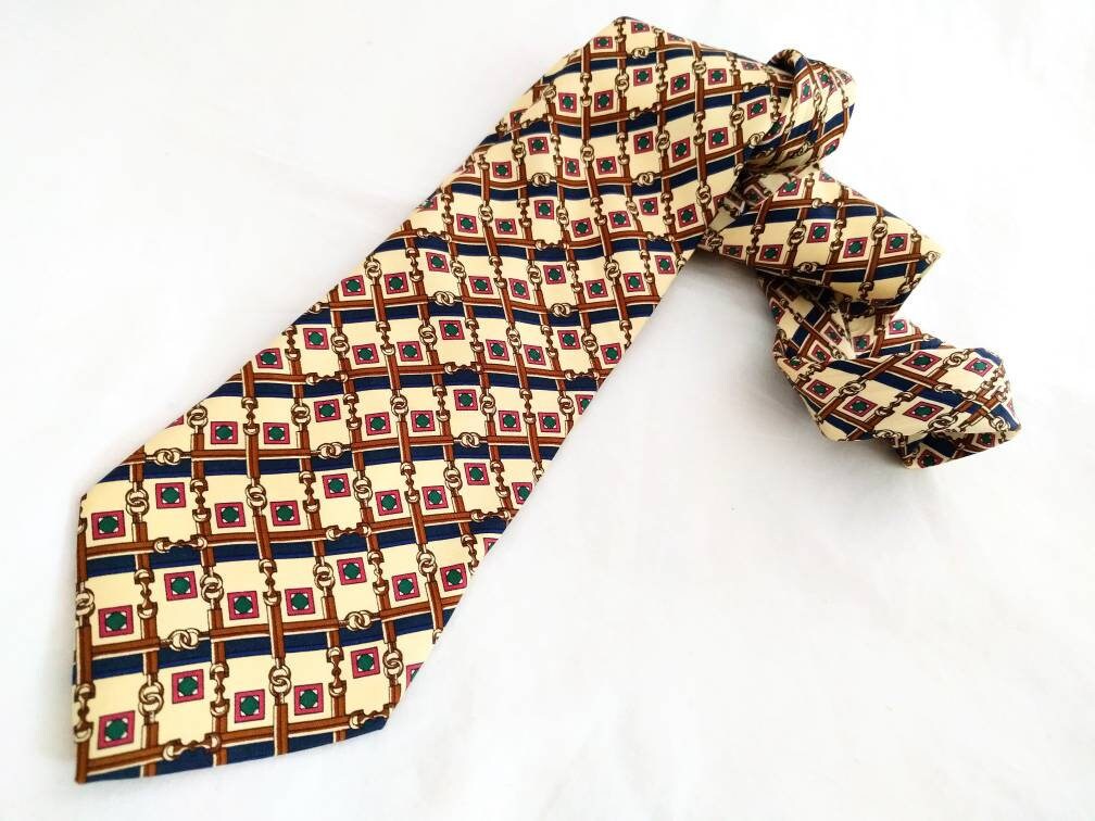 Tie Silk Longchamp tie made in Silk necktie