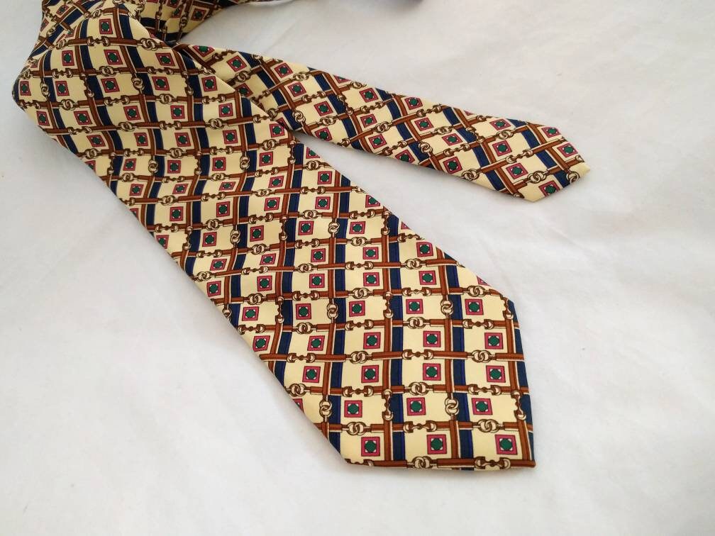 Tie Silk Longchamp tie made in Silk necktie