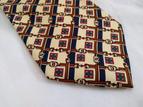 Tie Silk Longchamp tie made in Silk necktie