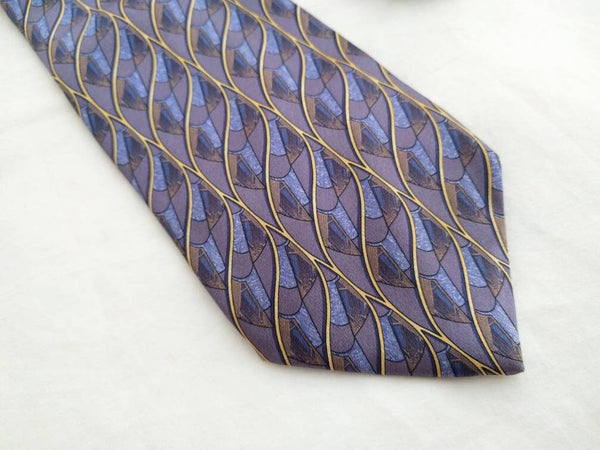 Valentino silk necktie in light lilac and purple, 100% silk, made in Italy - Luxury lilac and purple tie