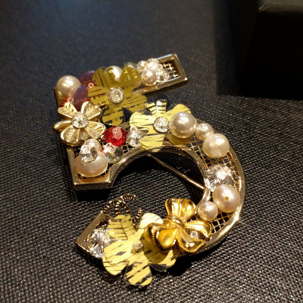 Chanel 5 Brooch - RARE Signed Collectible, Excellent Condition Vintage Accessory, Gift for Her