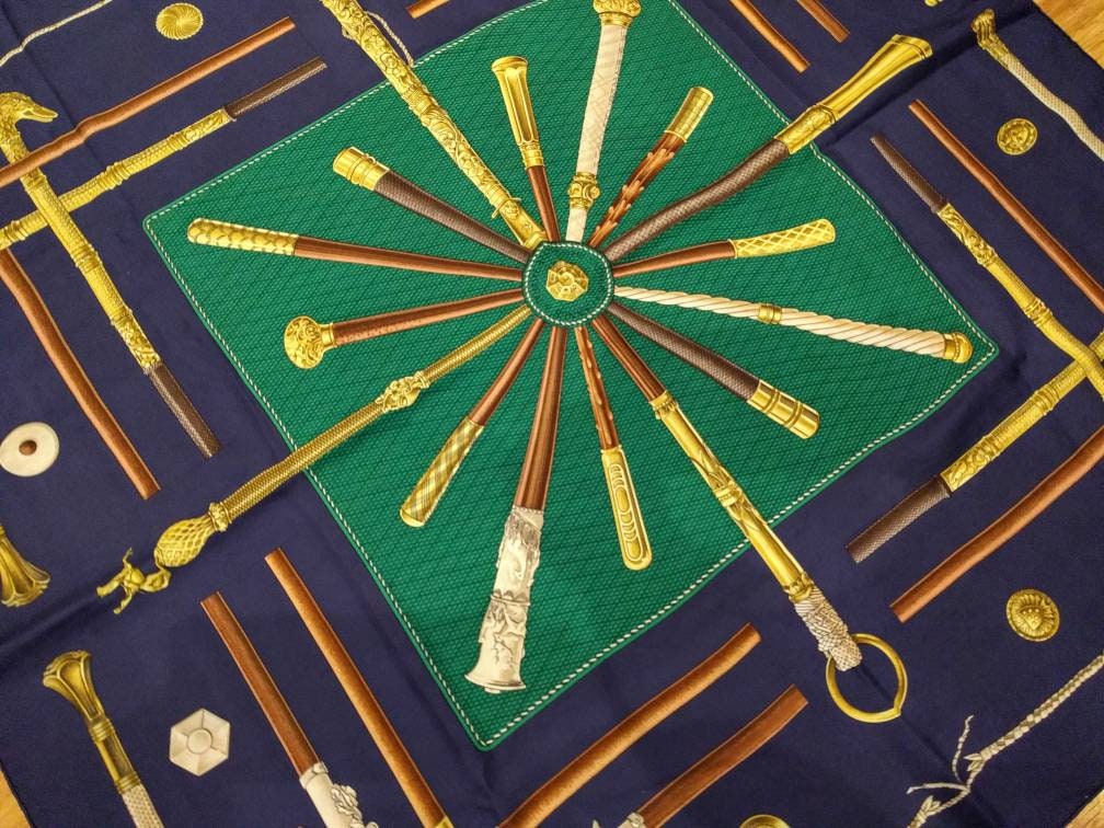 Vintage Hermes scarf 1985 - Collectible Hermès scarf