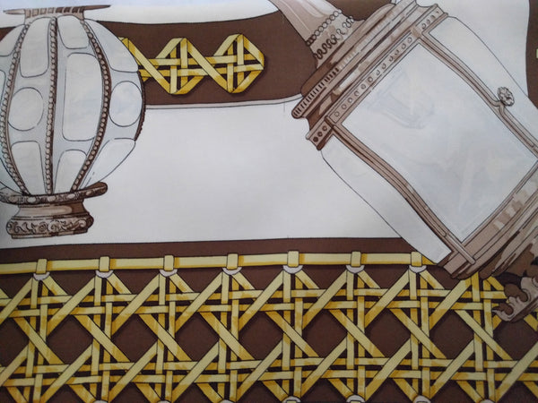 Hermes scarf Feux de Route hermes scarf silk square scarf collectible Hermes Rare Made in France vintage hermes Caty Latham scarf for her