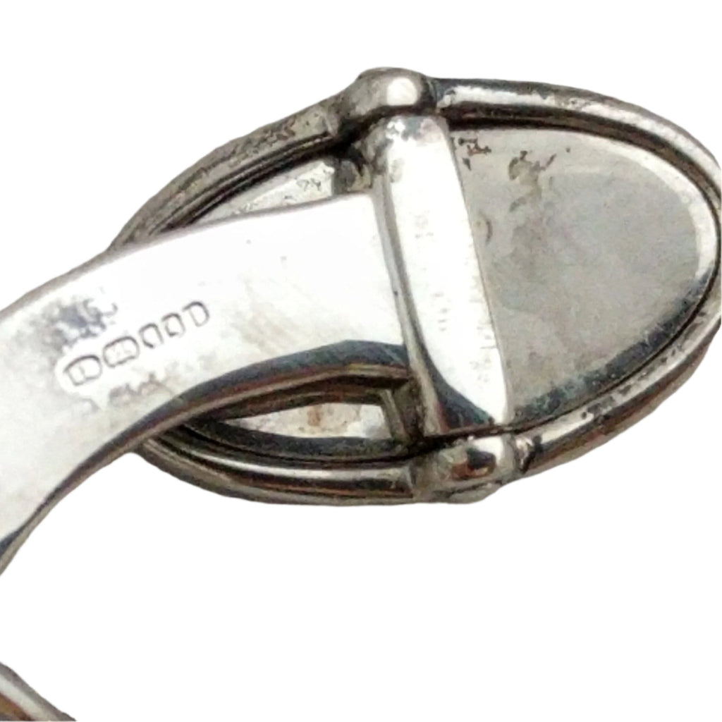 Links of London Sterling Silver Eternity Ribbon Cufflinks – T-Bar Design, Original Box, Classic Men’s Accessory