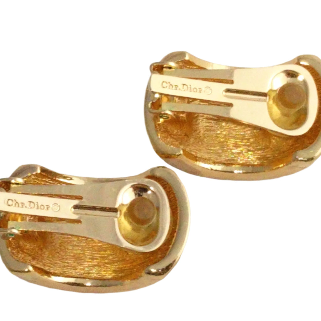 Christian Dior Earrings Large Dior pave earrings - Henkel Grosse Dior earrings - Fabulous Present