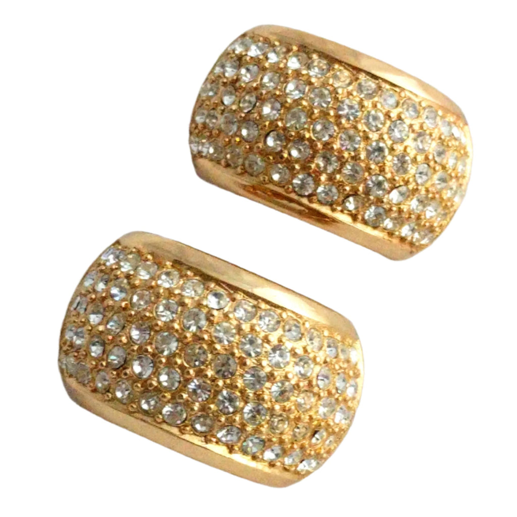 Christian Dior Earrings Large Dior pave earrings - Henkel Grosse Dior earrings - Fabulous Present