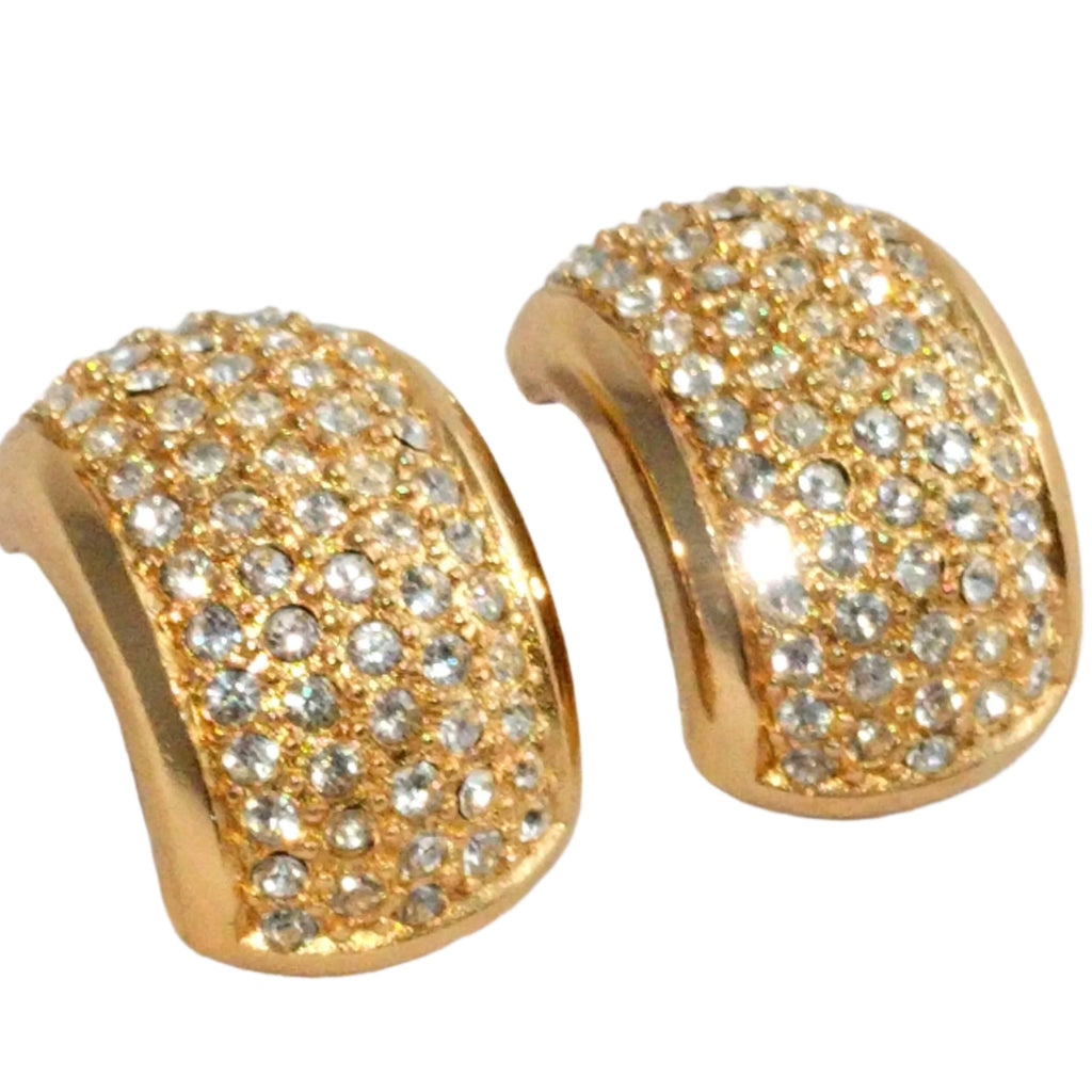 Christian Dior Earrings Large Dior pave earrings - Henkel Grosse Dior earrings - Fabulous Present