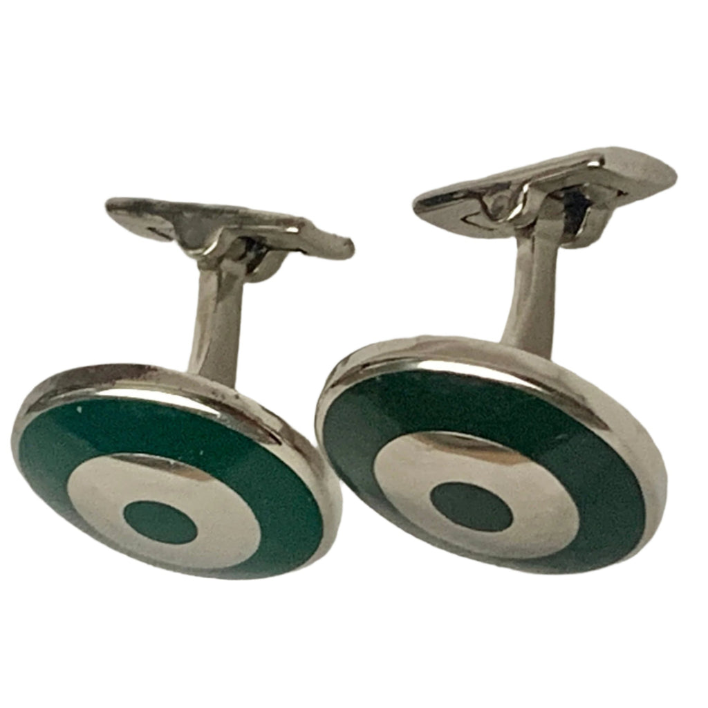 Vintage Skultuna cufflinks inspired by wingtip markings, original box included