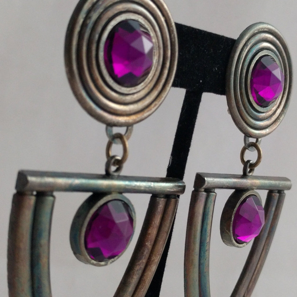 Remy Dis Earrings - RARE Vintage Clip-On Earrings in Very Good Condition, Unique Jewelry Accessory for Collectors & Fashion Lovers