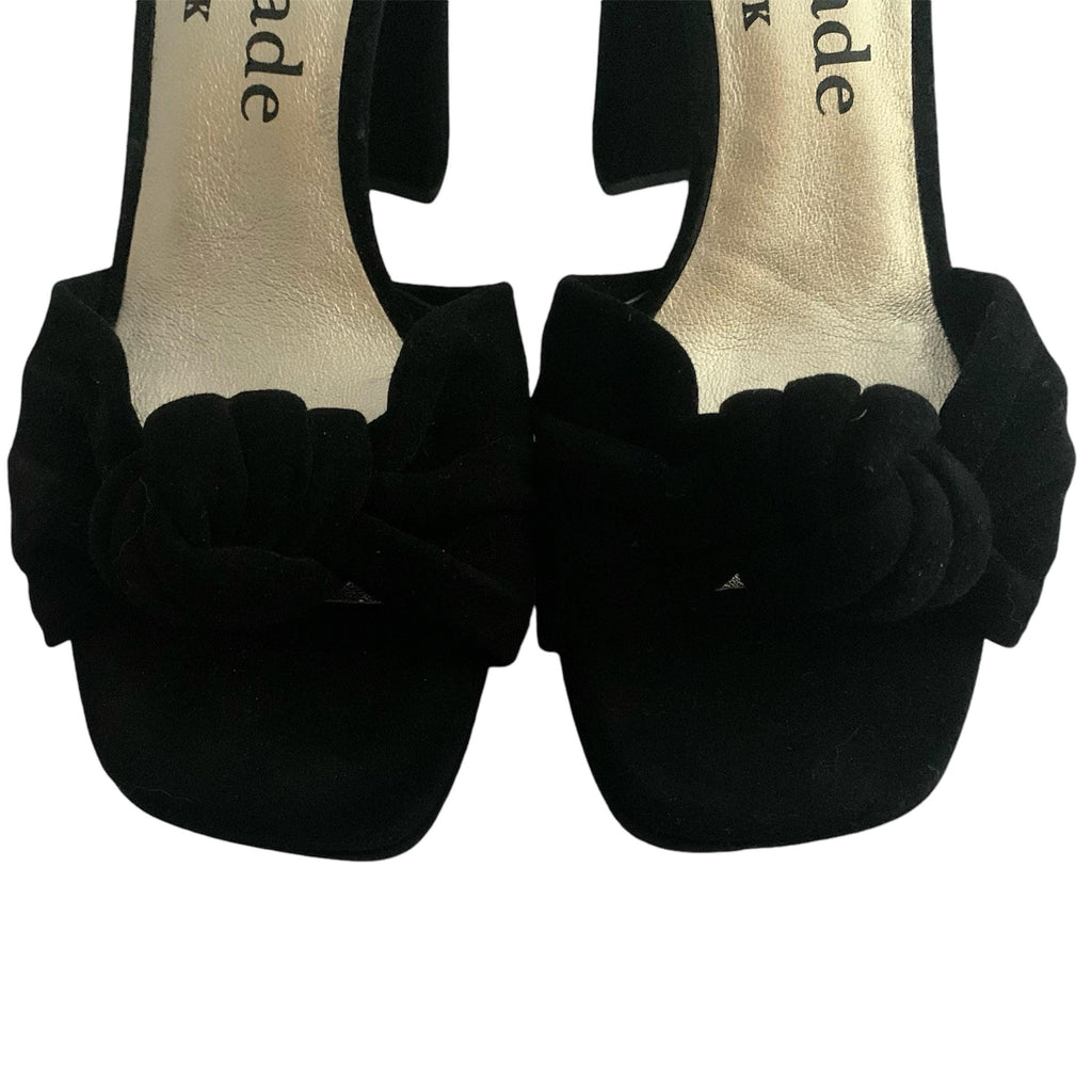 Kate Spade sandals black platform sandal with block heel Confetti Platform Sandals