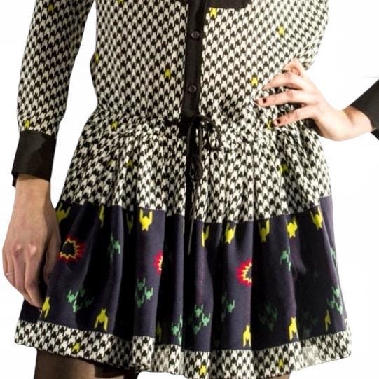 L.A.M.B. by Gwen Stefani long-sleeve dress, fully lined with pleated skirt