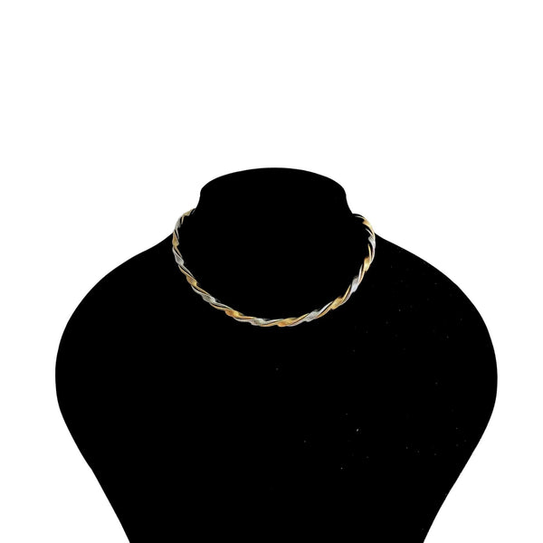TRIFARI Necklace - Vintage 1960s 2 Tone Crown Jewelry by Alfred Philippe - Rare & Beautiful Statement Piece