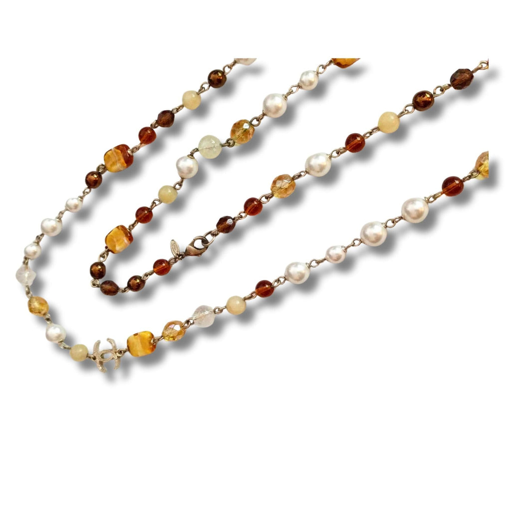 Chanel Necklace - RARE Chanel Faux Pearl - Signed Vintage Jewelry - Excellent Condition Statement Piece