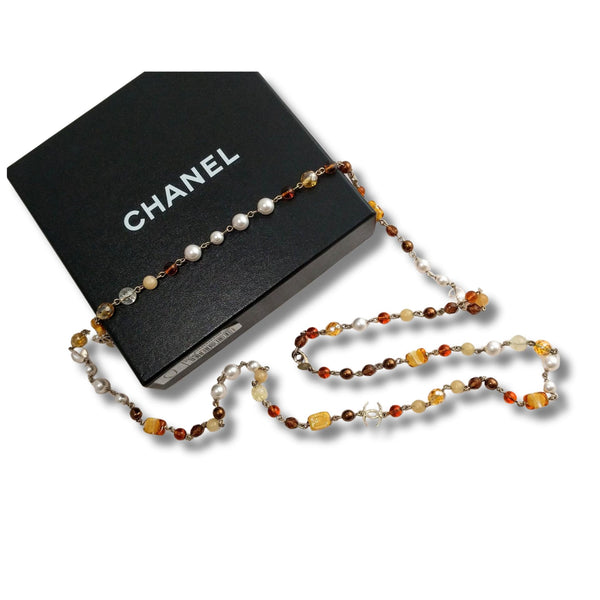 Chanel Necklace - RARE Chanel Faux Pearl - Signed Vintage Jewelry - Excellent Condition Statement Piece