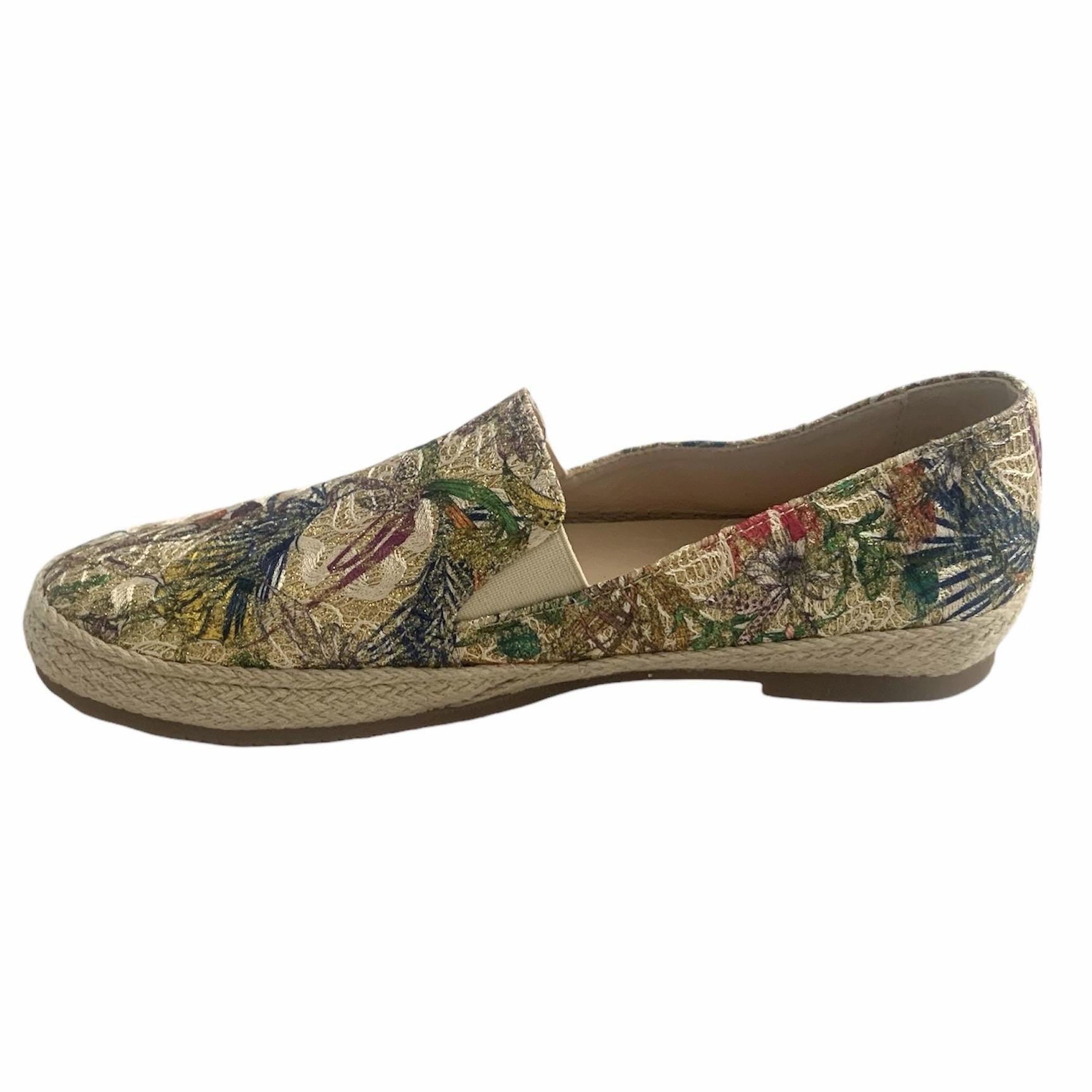 Designer Di Chenzo multitone golden sneakers, casual chic, size 40 - Di Chenzo shoes made in Italy