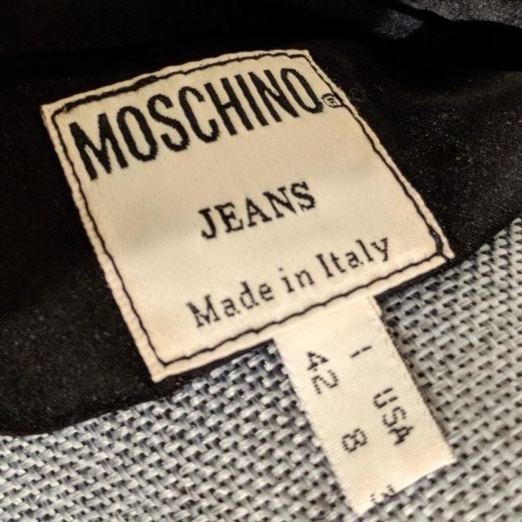 Pre-loved Moschino ruffled shirt, IT 42 small-medium, silky feel fabric