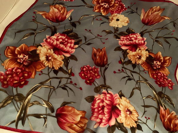 Scarf Square Medium scarf floral scarf square Echo scarf