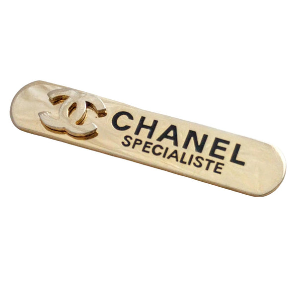 RARE Vintage Chanel Specialiste Pin | Collector's Item & Fashion Jewelry in Very Good Condition