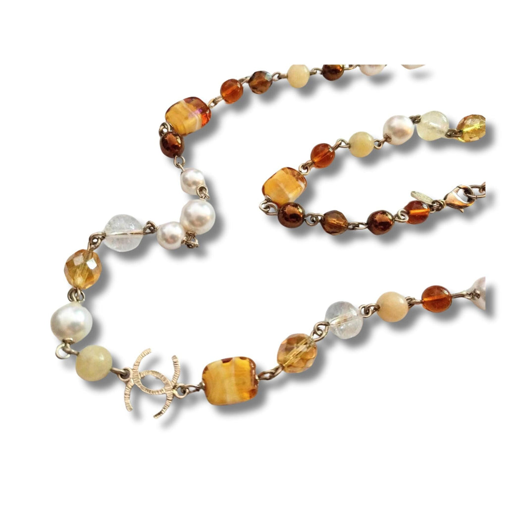Chanel Necklace - RARE Chanel Faux Pearl - Signed Vintage Jewelry - Excellent Condition Statement Piece
