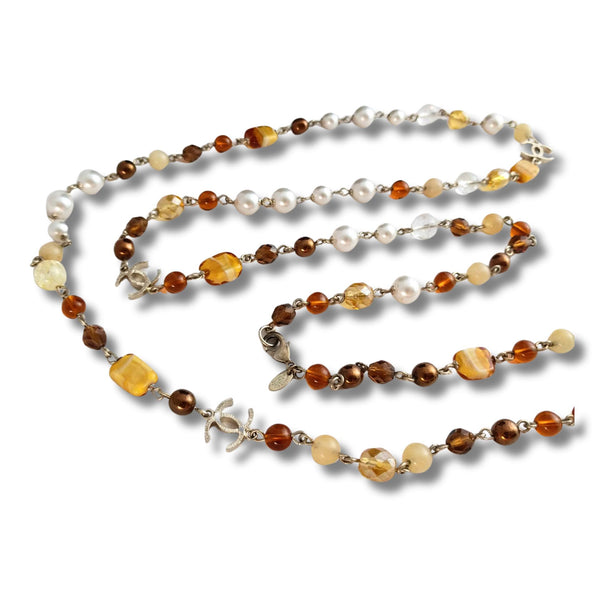 Chanel Necklace - RARE Chanel Faux Pearl - Signed Vintage Jewelry - Excellent Condition Statement Piece