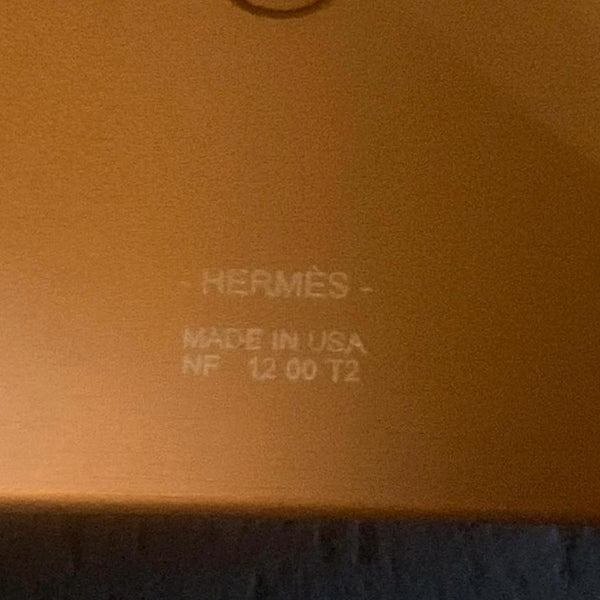 Hermes Collier de Chien cuff bracelet, Sunset Aluminum with Matte Gold finish, size 14.5 cm - High-end fashion jewelry