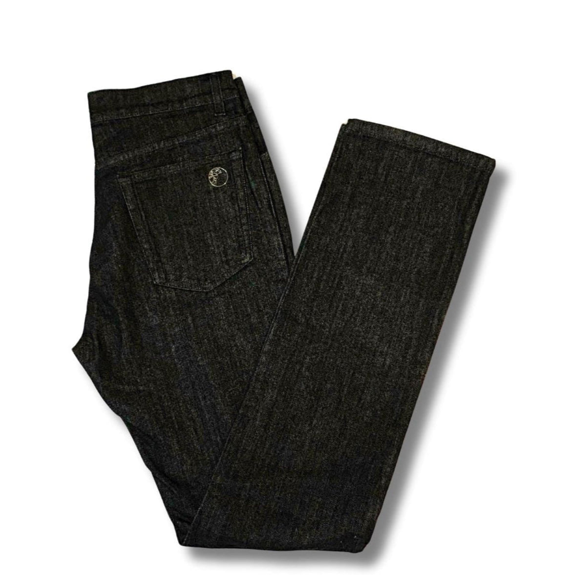 Contemporary designer jeans - Versace button fly denim