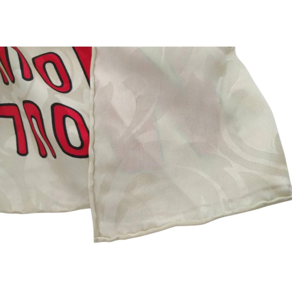 Silk Scarf Moulin Rouge La Goulue Collectible Toulouse-Lautrec Rare Made in France Square Scarf for Art Lovers