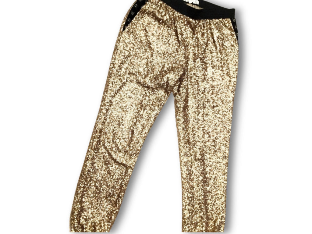 Pre-loved House of Harlow sequin jogger pants, retail $315, very good condition