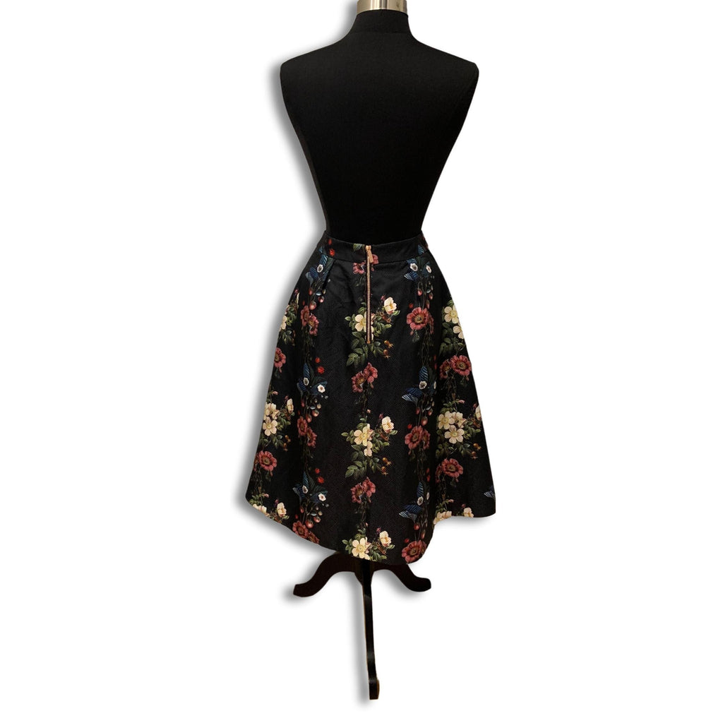 Ted Baker London flared floral skirt, elegant workwear and special occasion fashion