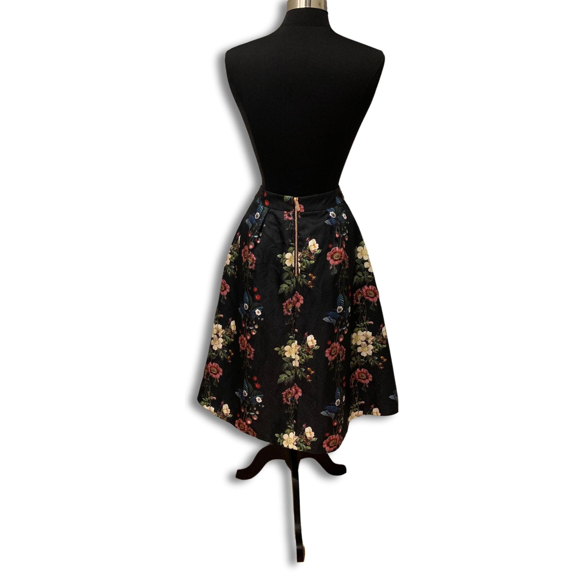 Ted Baker London flared floral skirt, elegant workwear and special occasion fashion