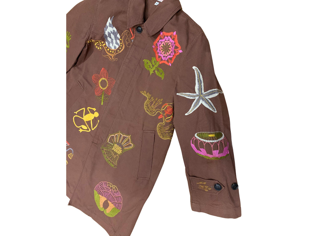 Muriel Brandolini Haute-bohemian coat, wearable art, exquisite craftsmanship