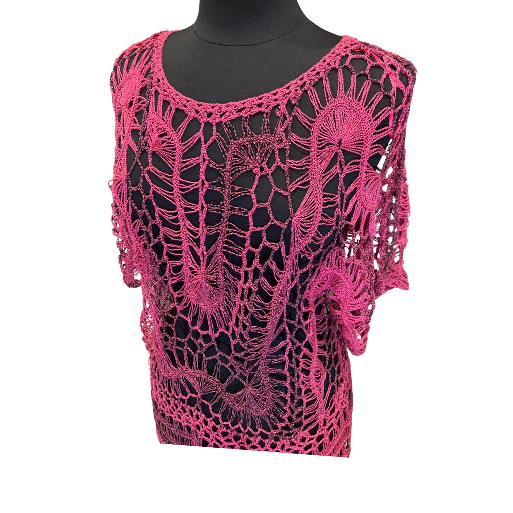 Buy pre-loved Crisca designer top, soft cotton blend, boho romantic luxury fashion