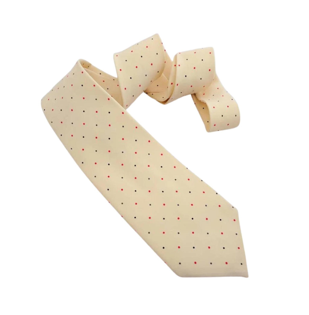 Tie Vintage Silk Oscar de la Renta necktie yellow tie Silk