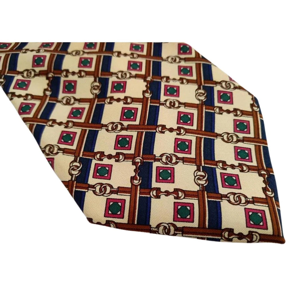Tie Silk Longchamp tie made in Silk necktie