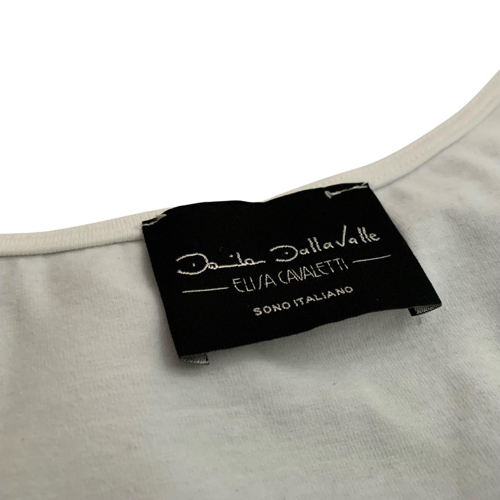 Elegant Elisa Cavaletti short-sleeve blouse, $325 retail, pre-loved condition