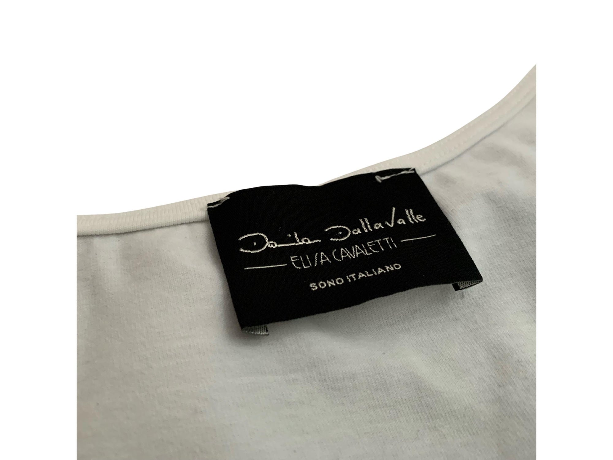 Elegant Elisa Cavaletti short-sleeve blouse, $325 retail, pre-loved condition