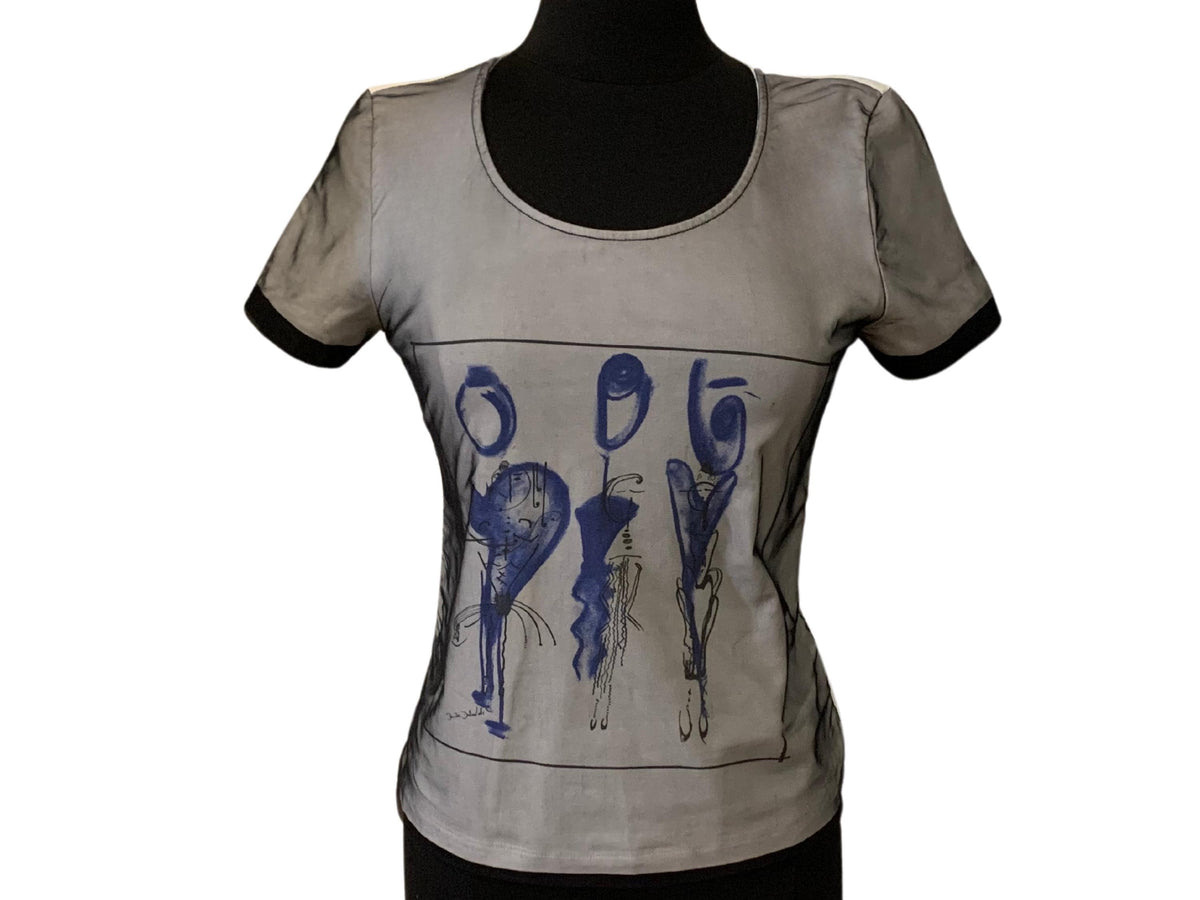 Elisa Cavaletti short-sleeve top, designed in Capri, Italy by Daniela Dallavalle