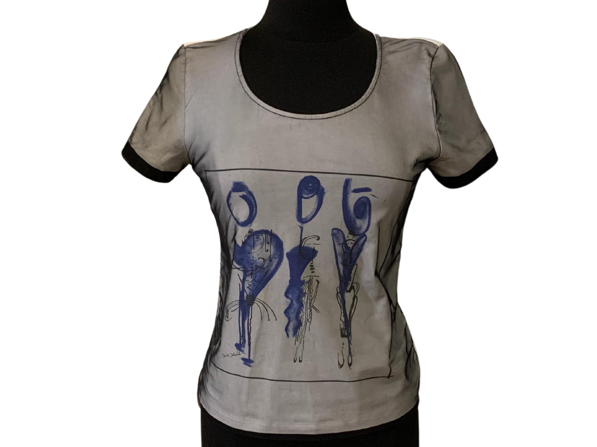 Elisa Cavaletti short-sleeve top, designed in Capri, Italy by Daniela Dallavalle