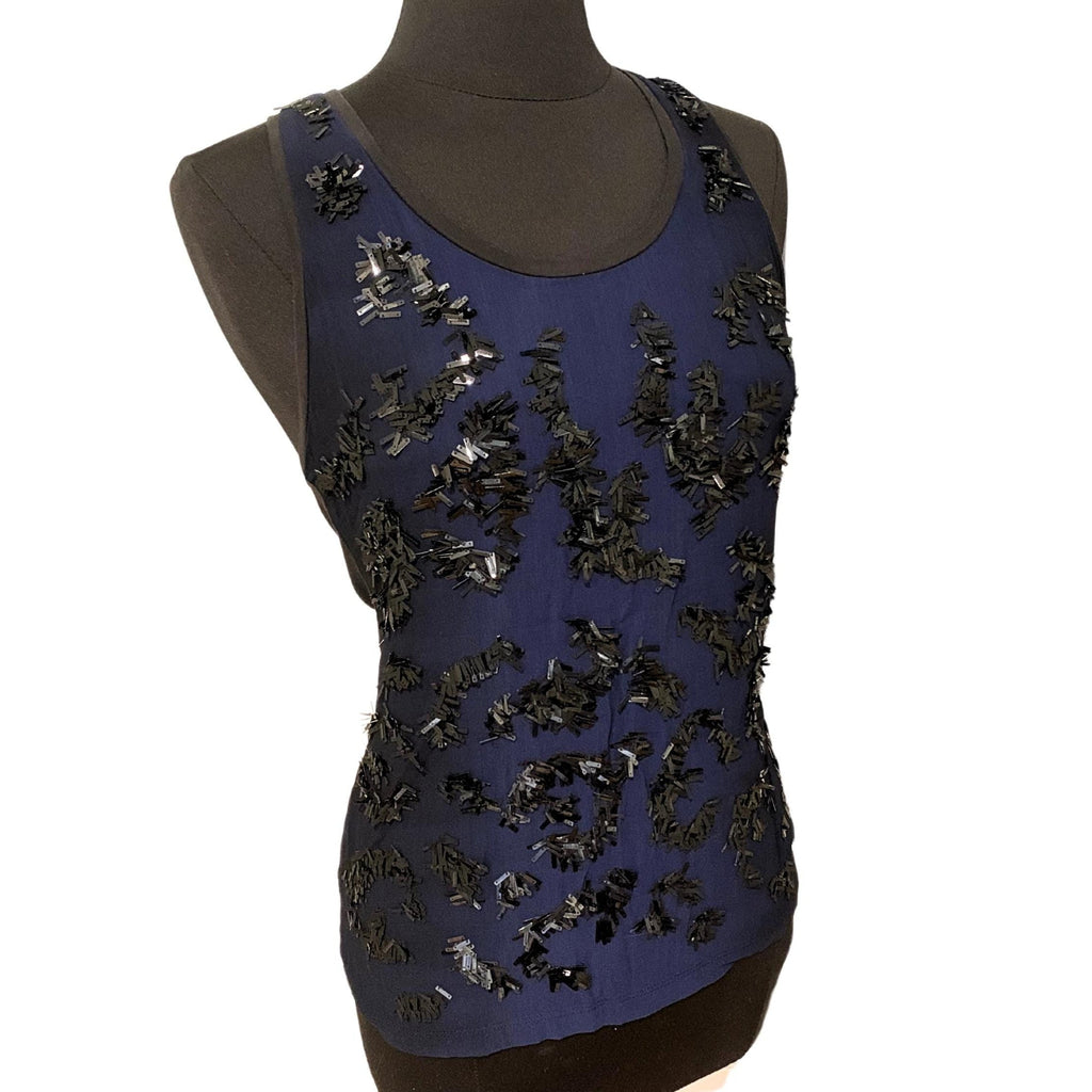 Luxury designer sleeveless top, Stella McCartney relaxed fit tank, pre-loved