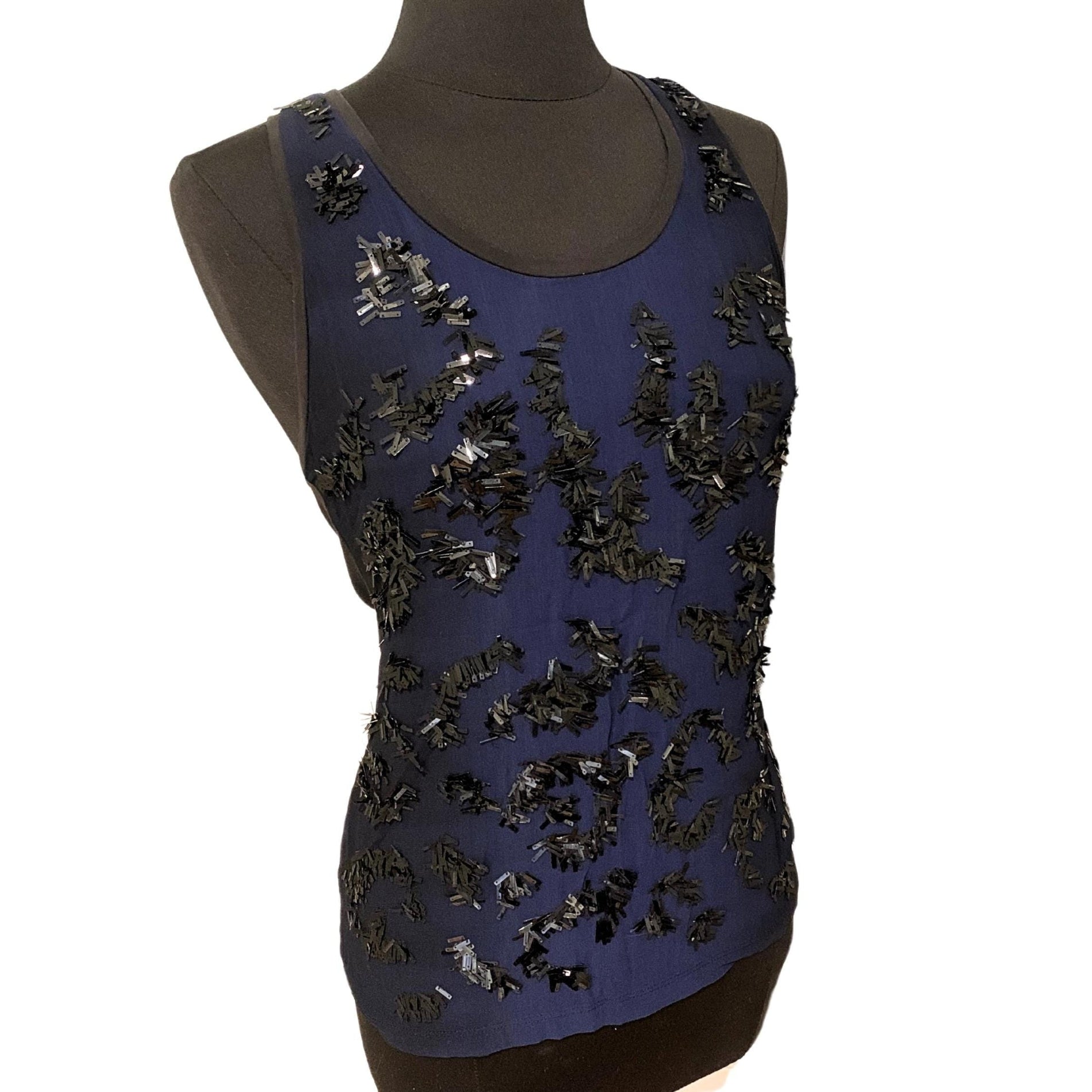 Luxury designer sleeveless top, Stella McCartney relaxed fit tank, pre-loved