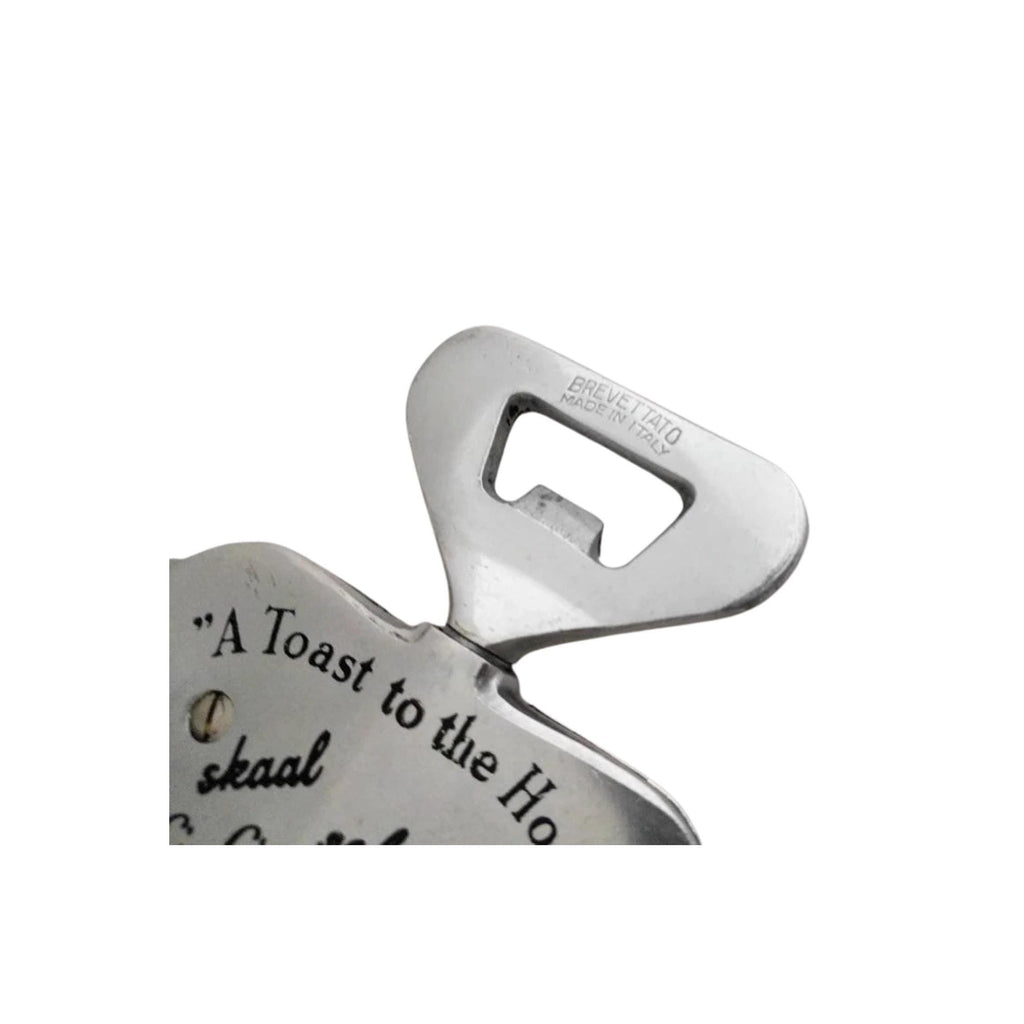 Vintage Carlo Gemelli 1950s Corkscrew & Bottle Opener Set – “Barman” Double Lever Design, Made in Italy