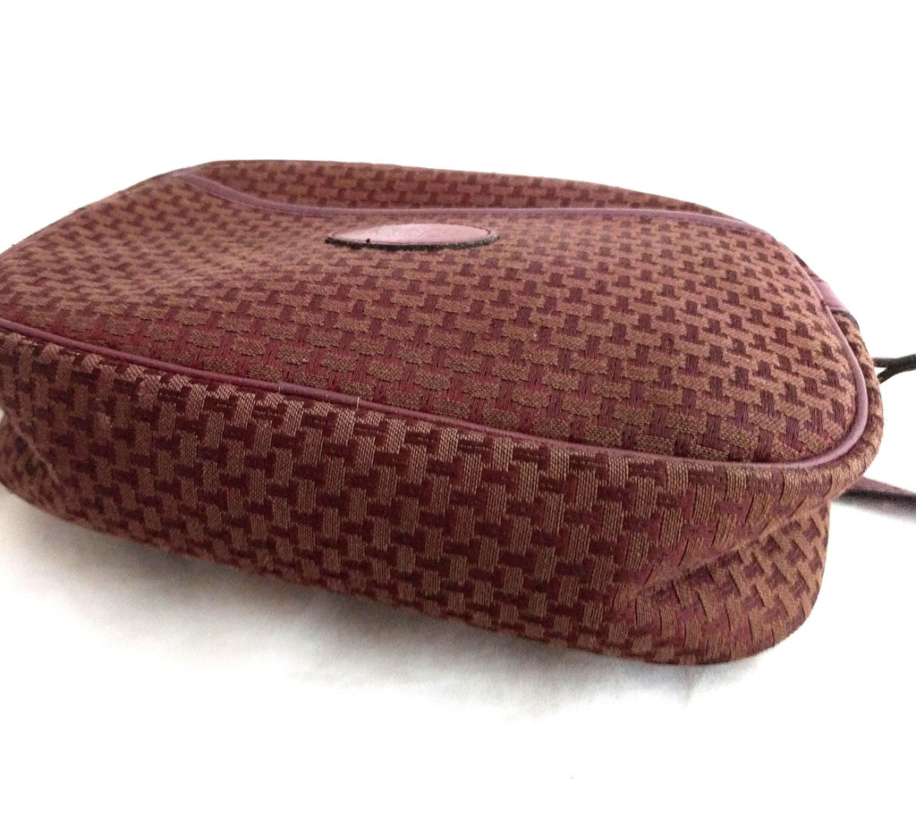 LANVIN purse - Lanvin crossbody- Lanvin shoulder bag - Vintage Lanvin burgundy bag - Beautiful and timeless