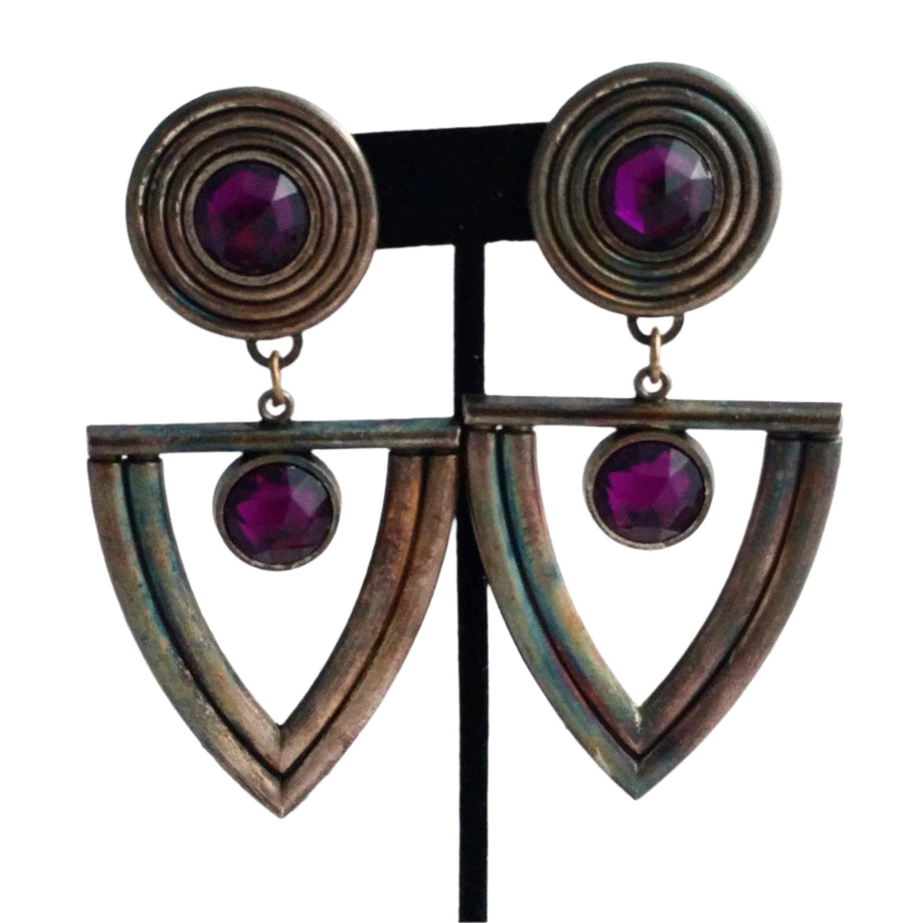 Remy Dis Earrings - RARE Vintage Clip-On Earrings in Very Good Condition, Unique Jewelry Accessory for Collectors & Fashion Lovers