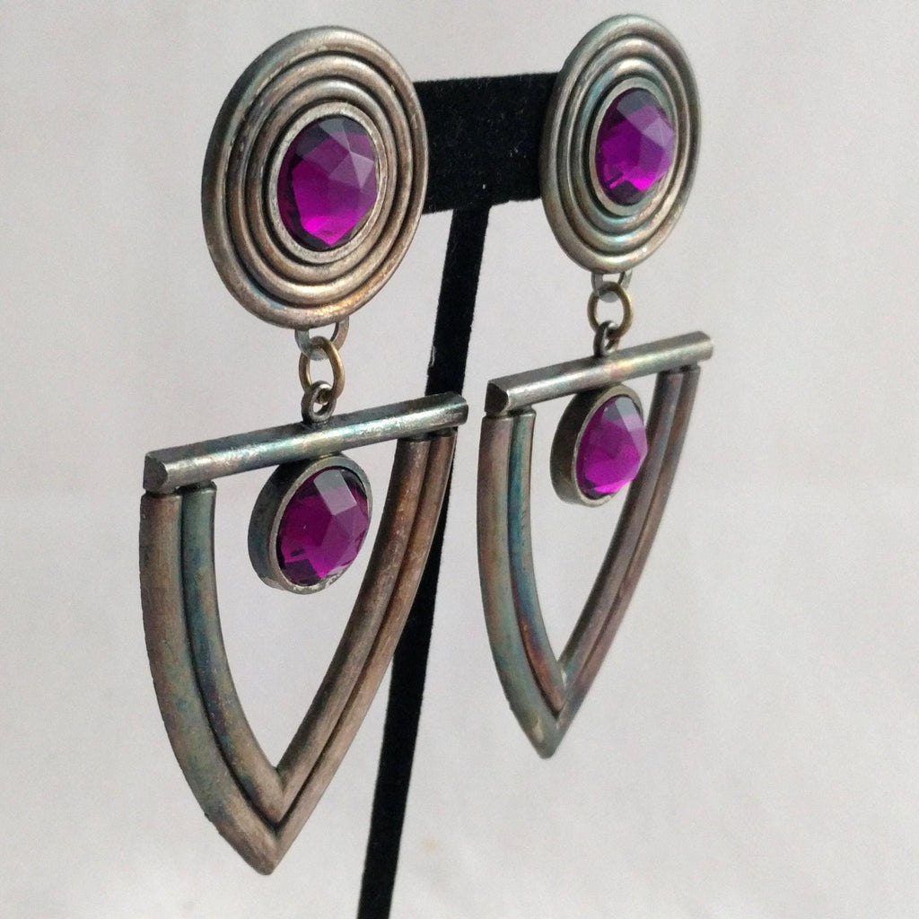 Remy Dis Earrings - RARE Vintage Clip-On Earrings in Very Good Condition, Unique Jewelry Accessory for Collectors & Fashion Lovers