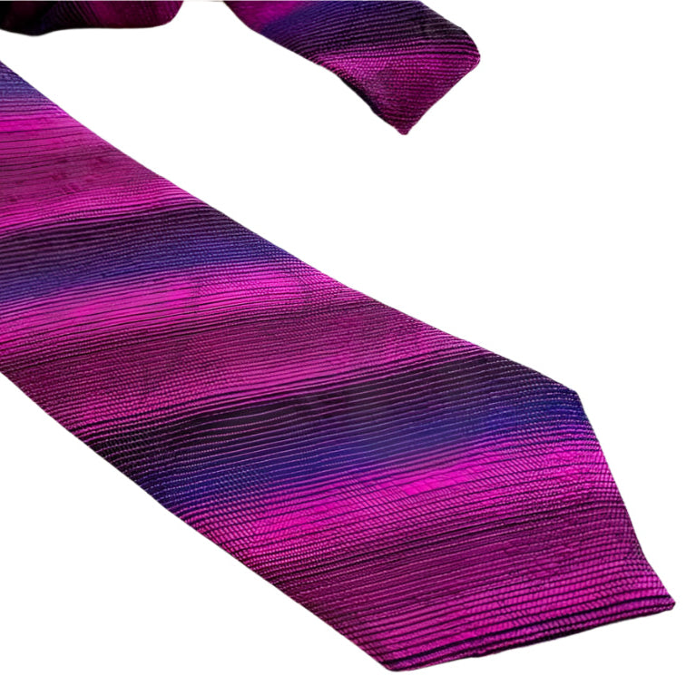 Tie Dior Vintage Dior necktie blue magenta tie for men gift Christian Dior rare tie
