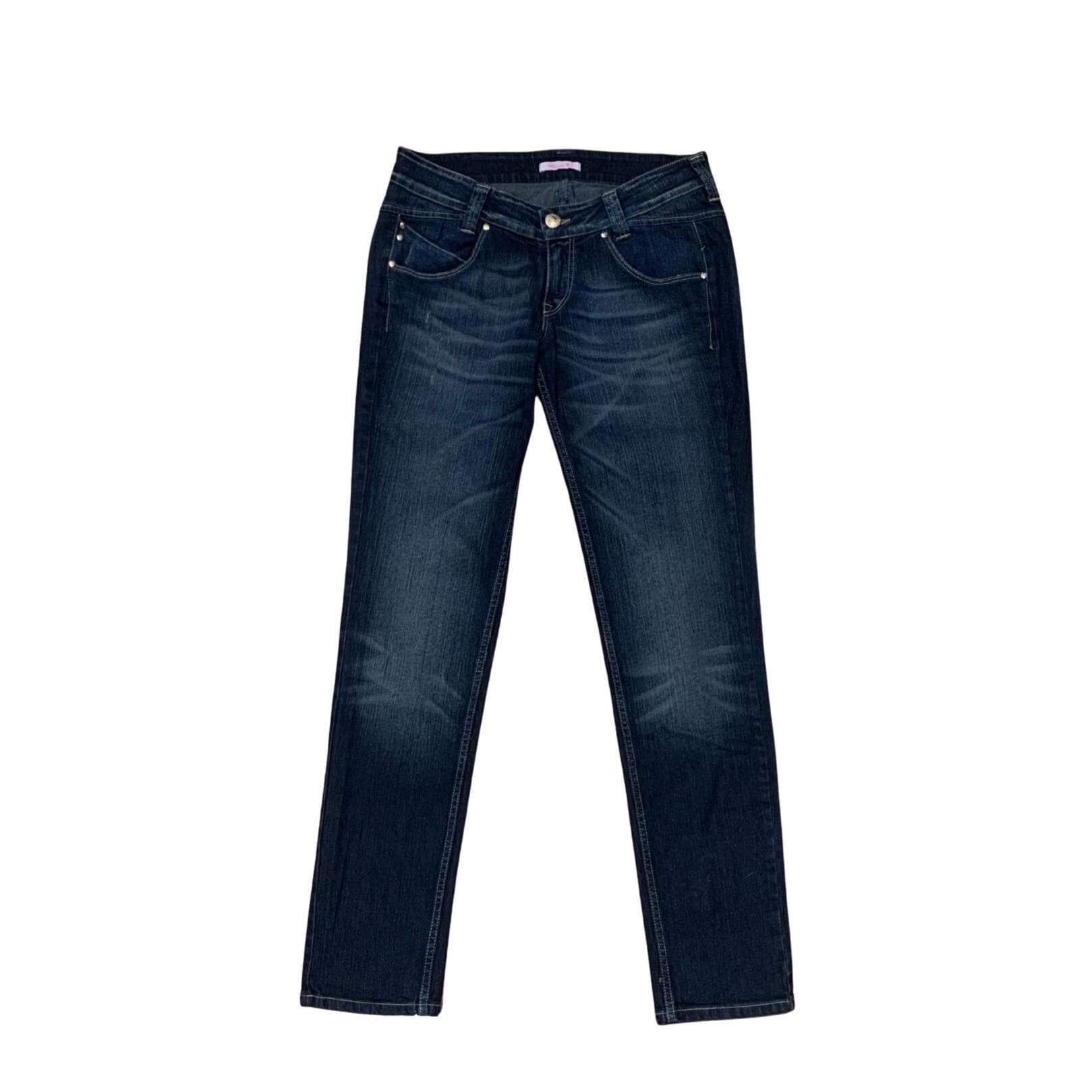 Blugirl Folies Italian Designer Jeans – Size 29, Tapered Semi-Straight Leg, Stretch Denim, Made in Italy, Preloved Luxury Denim